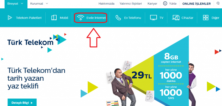 ADSL Fatura Ödeme
