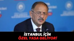 Çevre, Şehircilik ve İklim Değişikliği Bakanı Mehmet Özhaseki, İstanbul İçin Özel Yasa Çıkarabileceklerini Açıkladı!