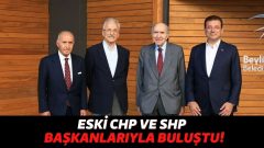 İstanbul Büyükşehir Belediye (İBB) Başkanı Ekrem İmamoğlu Eski CHP ve SHP Genel Başkanlarıyla Buluştu!